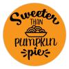 100 Pcs Halloween Stickers for Sweeter Than Pumpkin Pie Stickers Halloween decorations Stickers for Envelope Seals Candy Halloween Party Decorations view 1