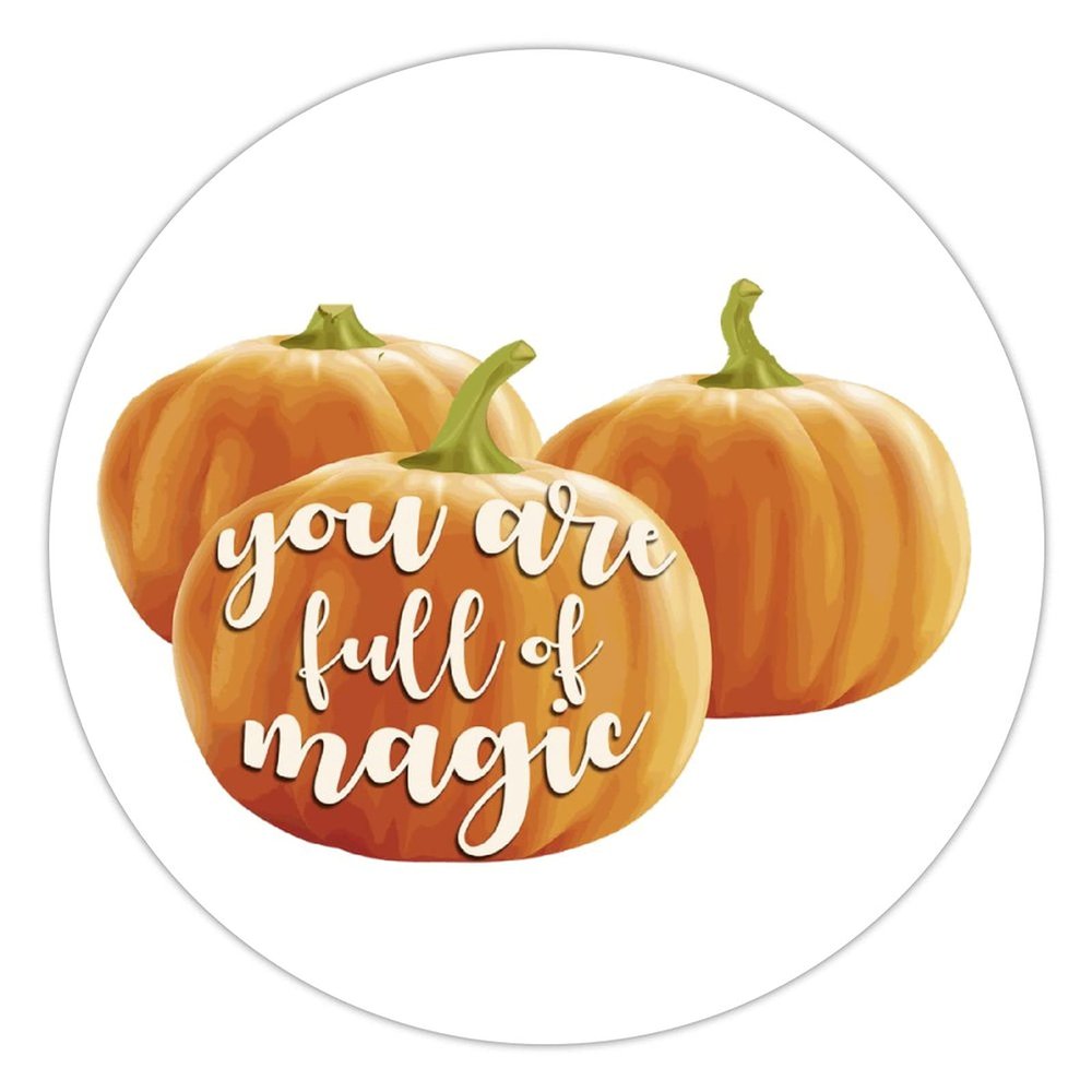 100 Pcs Halloween Stickers for You Are Full of Magic Stickers Halloween decorations Stickers for Envelope Seals Candy Halloween Party Decorations