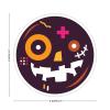 100 Pcs Halloween Stickers for HALLOWEEN CIRCLE CARTOON Stickers Halloween decorations Stickers for Envelope Seals Candy Halloween Party Decorations view 2