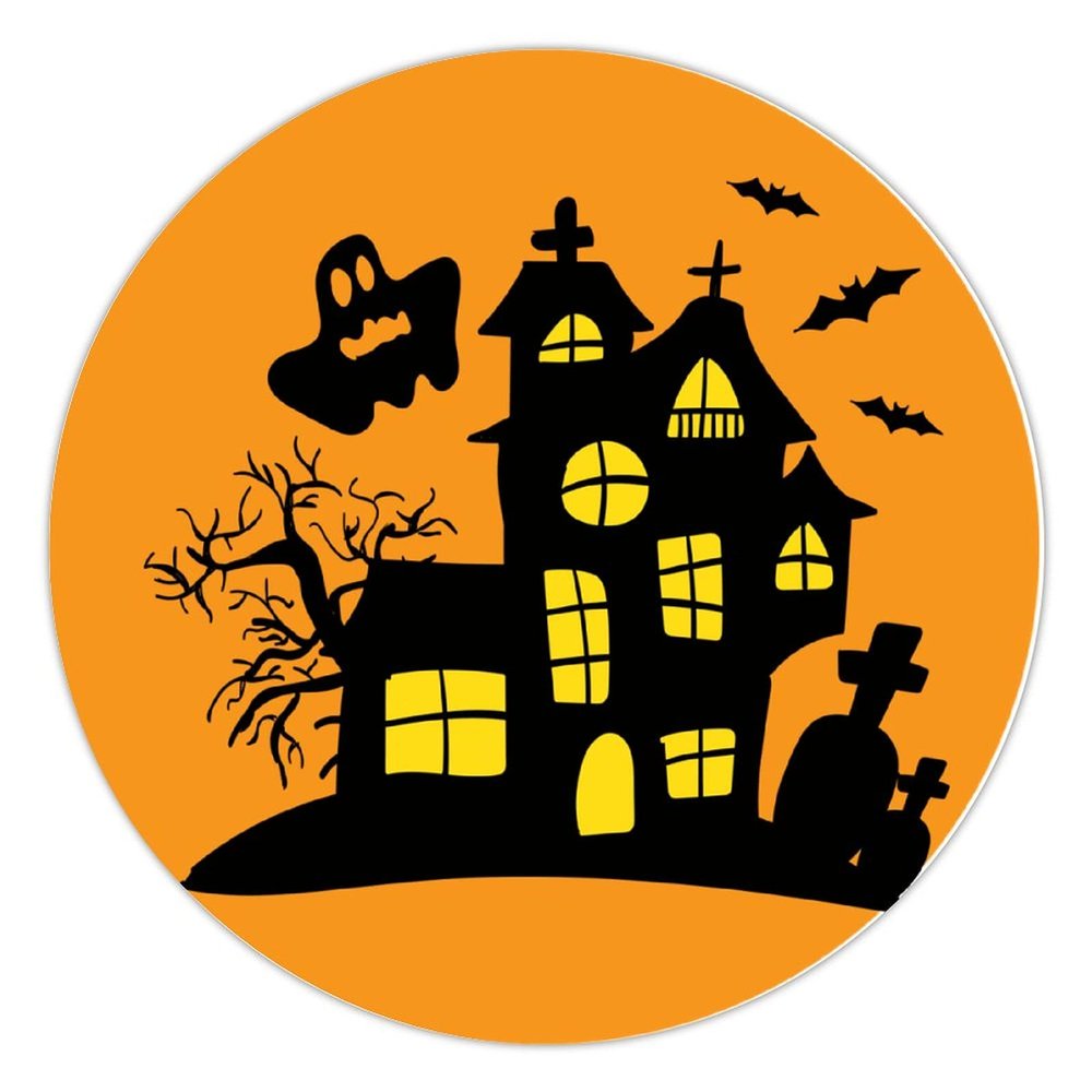 100 Pcs Halloween Stickers for Scary House Stickers Halloween decorations Stickers for Envelope Seals Candy Halloween Party Decorations