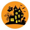 100 Pcs Halloween Stickers for Scary House Stickers Halloween decorations Stickers for Envelope Seals Candy Halloween Party Decorations view 1