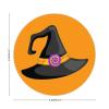 100 Pcs Halloween Stickers for Halloween Witch Hats Stickers Halloween decorations Stickers for Envelope Seals Candy Halloween Party Decorations view 2