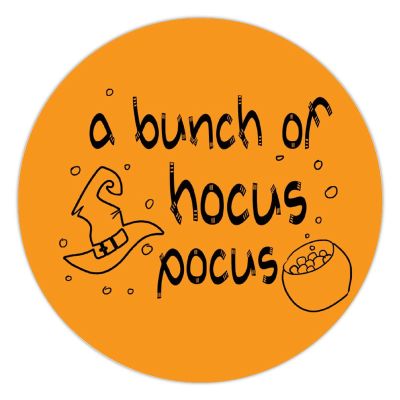 100 Pcs Halloween Stickers for A Bunch of Hocus Pocus Stickers Halloween decorations Stickers for Envelope Seals Candy Halloween Party Decorations