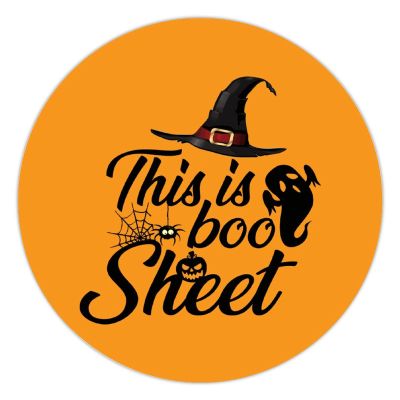 100 Pcs Halloween Stickers for This Is Boo Shit Funny Halloween Stickers Halloween decorations Stickers for Envelope Seals Candy Halloween Party Decorations