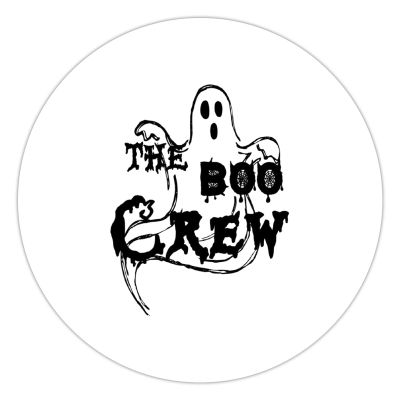100 Pcs Halloween Stickers for The Boo Crew Halloween Ghost Stickers Halloween decorations Stickers for Envelope Seals Candy Halloween Party Decorations