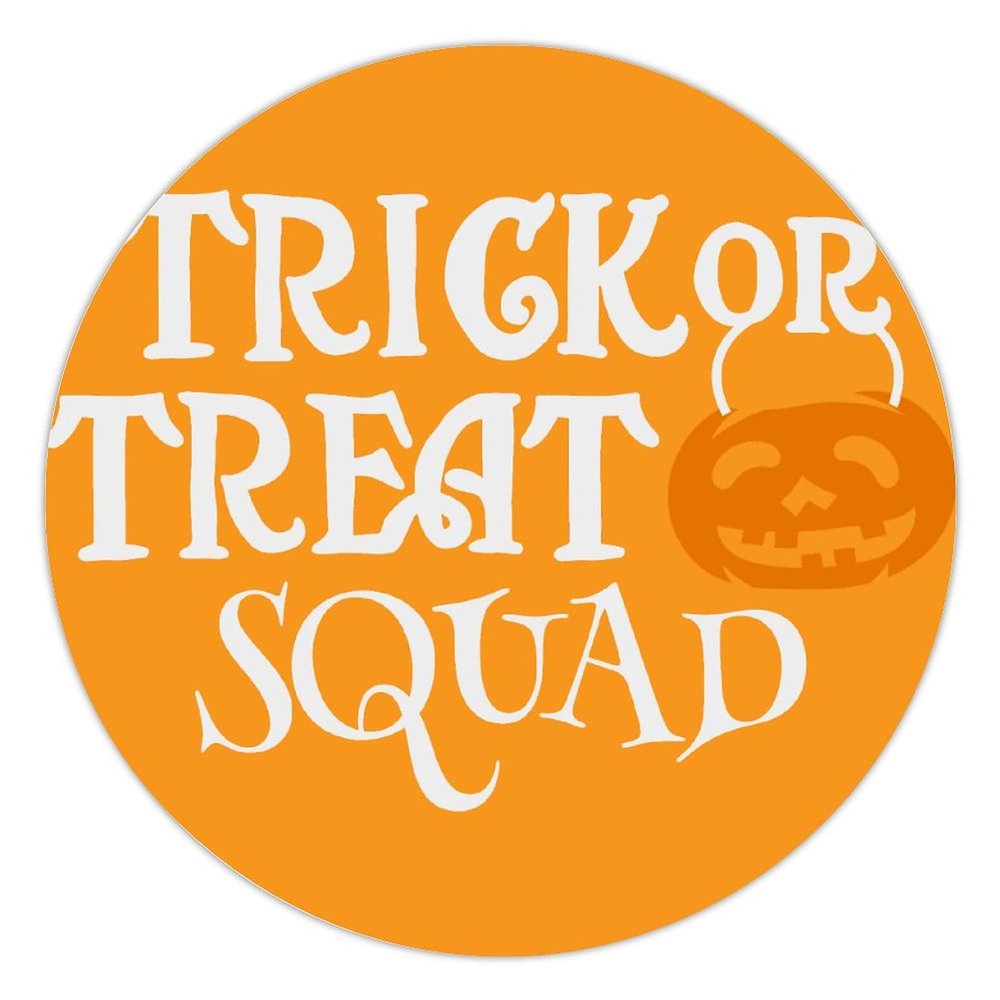 100 Pcs Halloween Stickers for Trick Or Treat Squad Stickers Halloween decorations Stickers for Envelope Seals Candy Halloween Party Decorations
