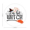 100 Pcs Halloween Stickers for I'm His Witch Stickers Halloween decorations Stickers for Envelope Seals Candy Halloween Party Decorations view 2