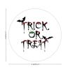 100 Pcs Halloween Stickers for Trick or treat halloween traditional quote black Stickers Halloween decorations Stickers for Envelope Seals Candy Halloween Party Decorations view 2