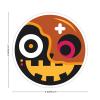 100 Pcs Halloween Stickers for HALLOWEEN CIRCLE CARTOON Stickers Halloween decorations Stickers for Envelope Seals Candy Halloween Party Decorations view 2