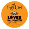 100 Pcs Halloween Stickers for This Girl Loves Halloween Funny Halloween Quote Stickers Halloween decorations Stickers for Envelope Seals Candy Halloween Party Decorations view 1