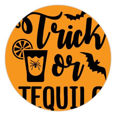 100 Pcs Halloween Stickers for Trick Or Tequila Stickers Halloween decorations Stickers for Envelope Seals Candy Halloween Party Decorations