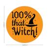 100 Pcs Halloween Stickers for Funny Halloween That Witch Stickers Halloween decorations Stickers for Envelope Seals Candy Halloween Party Decorations view 2