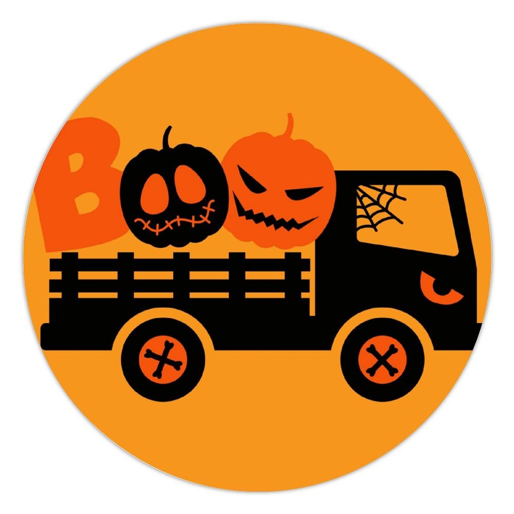 100 Pcs Halloween Stickers for Halloween Boo Pumpinks Truck Stickers Halloween decorations Stickers for Envelope Seals Candy Halloween Party Decorations