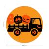 100 Pcs Halloween Stickers for Halloween Boo Pumpinks Truck Stickers Halloween decorations Stickers for Envelope Seals Candy Halloween Party Decorations view 2
