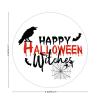 100 Pcs Halloween Stickers for Happy Halloween Witches Typography Halloween Stickers Halloween decorations Stickers for Envelope Seals Candy Halloween Party Decorations view 2