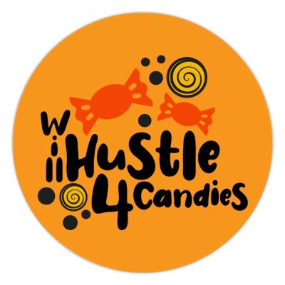 100 Pcs Halloween Stickers for Will Hustle for Candies Stickers Halloween decorations Stickers for Envelope Seals Candy Halloween Party Decorations