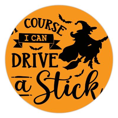 100 Pcs Halloween Stickers for Of Course I Drive A Stick Stickers Halloween decorations Stickers for Envelope Seals Candy Halloween Party Decorations
