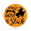 100 Pcs Halloween Stickers for Of Course I Drive A Stick Stickers Halloween decorations Stickers for Envelope Seals Candy Halloween Party Decorations view 2