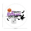 100 Pcs Halloween Stickers for Happy Halloween Witches Typography Halloween Stickers Halloween decorations Stickers for Envelope Seals Candy Halloween Party Decorations view 2