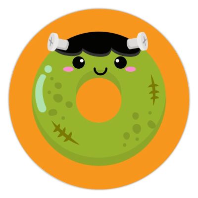 100 Pcs Halloween Stickers for Halloween Donuts Stickers Halloween decorations Stickers for Envelope Seals Candy Halloween Party Decorations