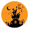 100 Pcs Halloween Stickers for retro Castle Stickers Halloween decorations Stickers for Envelope Seals Candy Halloween Party Decorations view 1