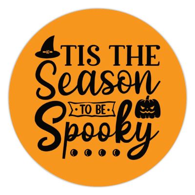 100 Pcs Halloween Stickers for Tis The Season to Be Spooky Stickers Halloween decorations Stickers for Envelope Seals Candy Halloween Party Decorations