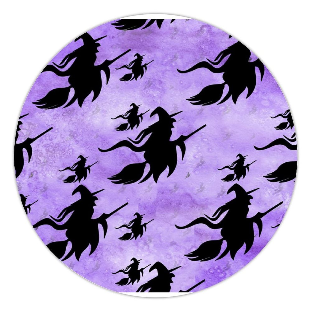 100 Pcs Halloween Stickers for Halloween Black Scattered Witch Pattern Purpe Stickers Halloween decorations Stickers for Envelope Seals Candy Halloween Party Decorations