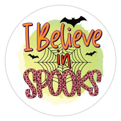 100 Pcs Halloween Stickers for I Believe in Spooks Halloween Stickers Halloween decorations Stickers for Envelope Seals Candy Halloween Party Decorations