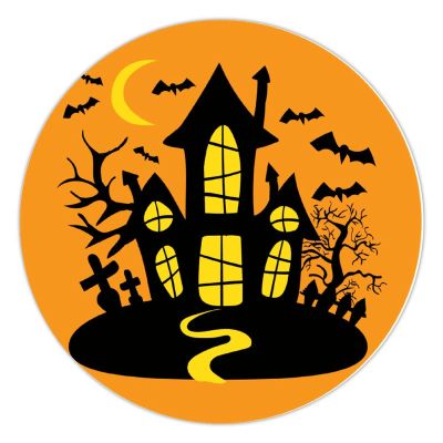100 Pcs Halloween Stickers for Scary House Stickers Halloween decorations Stickers for Envelope Seals Candy Halloween Party Decorations