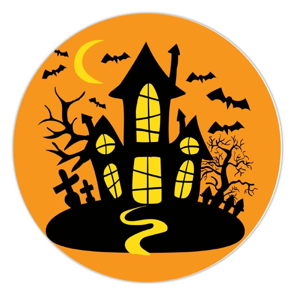 100 Pcs Halloween Stickers for Scary House Stickers Halloween decorations Stickers for Envelope Seals Candy Halloween Party Decorations