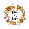 100 Pcs Halloween Stickers for Fall in Love Blue Pickup Truck Orange Pumpkins Stickers Halloween decorations Stickers for Envelope Seals Candy Halloween Party Decorations view 1