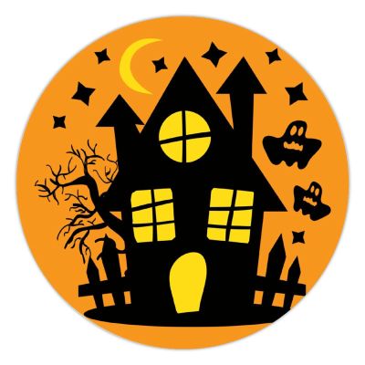 100 Pcs Halloween Stickers for Scary House Stickers Halloween decorations Stickers for Envelope Seals Candy Halloween Party Decorations