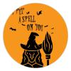 100 Pcs Halloween Stickers for I Put A Spell On You Stickers Halloween decorations Stickers for Envelope Seals Candy Halloween Party Decorations view 1