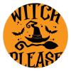 100 Pcs Halloween Stickers for Witch Please Stickers Halloween decorations Stickers for Envelope Seals Candy Halloween Party Decorations view 1