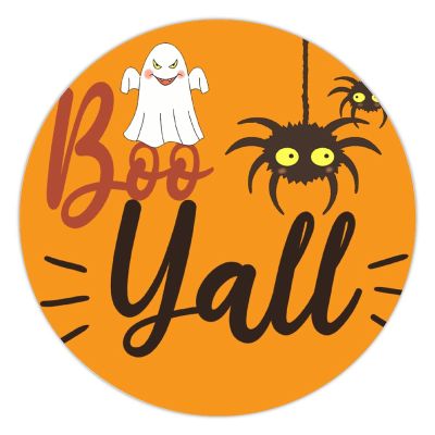 100 Pcs Halloween Stickers for Boo yall Stickers Halloween decorations Stickers for Envelope Seals Candy Halloween Party Decorations