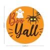 100 Pcs Halloween Stickers for Boo yall Stickers Halloween decorations Stickers for Envelope Seals Candy Halloween Party Decorations view 2