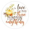 100 Pcs Halloween Stickers for love you foreve Than Pumpkin Anything Stickers Halloween decorations Stickers for Envelope Seals Candy Halloween Party Decorations view 1