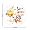 100 Pcs Halloween Stickers for love you foreve Than Pumpkin Anything Stickers Halloween decorations Stickers for Envelope Seals Candy Halloween Party Decorations view 2