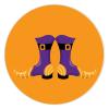 100 Pcs Halloween Stickers for Halloween Witch Shoes Stickers Halloween decorations Stickers for Envelope Seals Candy Halloween Party Decorations view 1