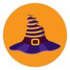 100 Pcs Halloween Stickers for Halloween Witch Hats Stickers Halloween decorations Stickers for Envelope Seals Candy Halloween Party Decorations view 1