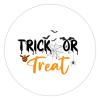 100 Pcs Halloween Stickers for Trick Pr Treat Cobweb Stickers Halloween decorations Stickers for Envelope Seals Candy Halloween Party Decorations view 1