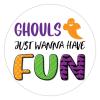 100 Pcs Halloween Stickers for Ghouls Just Wanna Have Fun Stickers Halloween decorations Stickers for Envelope Seals Candy Halloween Party Decorations view 1