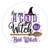 100 Pcs Halloween Stickers for Good Witch Or A Bad Witch Black Halloween Quote Stickers Halloween decorations Stickers for Envelope Seals Candy Halloween Party Decorations view 1