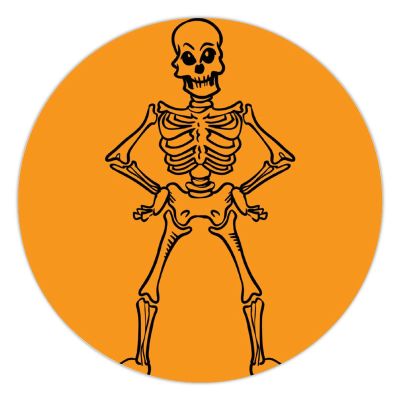 100 Pcs Halloween Stickers for Skeleton Stickers Halloween decorations Stickers for Envelope Seals Candy Halloween Party Decorations