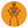 100 Pcs Halloween Stickers for Skeleton Stickers Halloween decorations Stickers for Envelope Seals Candy Halloween Party Decorations view 1