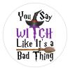 100 Pcs Halloween Stickers for Witch And Witchcraft Puns Funny Halloween Stickers Halloween decorations Stickers for Envelope Seals Candy Halloween Party Decorations view 1