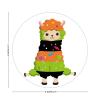 100 Pcs Halloween Stickers for Halloween Spooky Llamas Stickers Halloween decorations Stickers for Envelope Seals Candy Halloween Party Decorations view 2