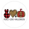 100 Pcs Halloween Stickers for Peace Love Halloween Stickers Halloween decorations Stickers for Envelope Seals Candy Halloween Party Decorations view 1