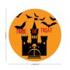 100 Pcs Halloween Stickers for Trick Or Treat Castle Bats Stickers Halloween decorations Stickers for Envelope Seals Candy Halloween Party Decorations view 2