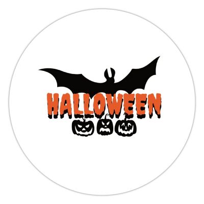 100 Pcs Halloween Stickers for Halloween Bat Pumpkin Stickers Halloween decorations Stickers for Envelope Seals Candy Halloween Party Decorations